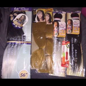 Pre-stretched braiding hair bundle